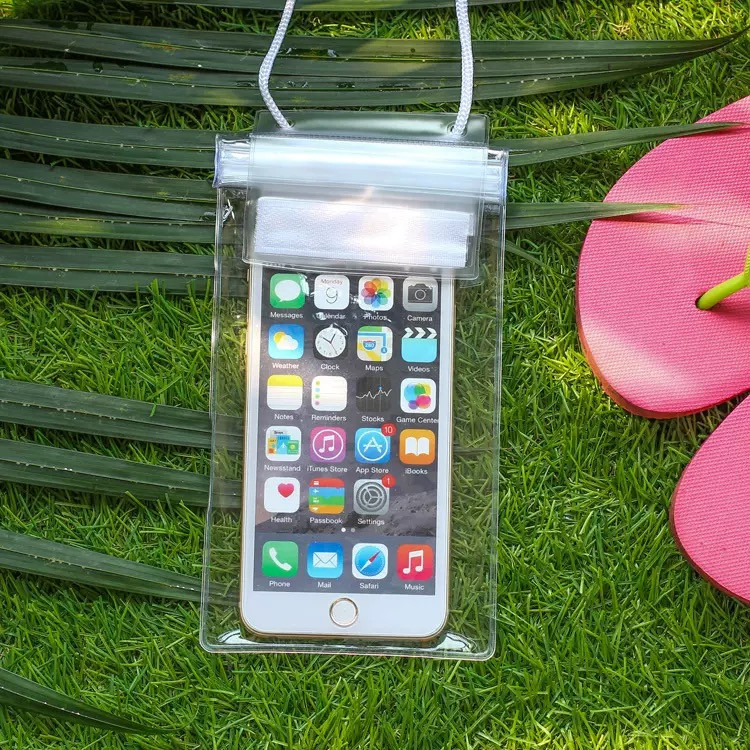 Protege étanche transparent grand format pour téléphone portable - Sacoche à trois couches scellées pour téléphone portable, protection spéciale pour les sorties