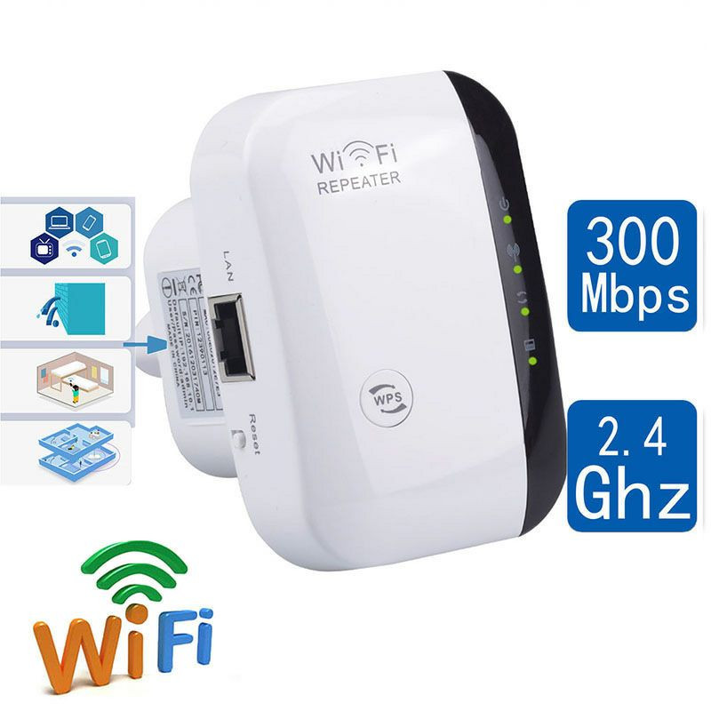 Routeur sans fil WiFi Repeater Signal Amplificateur Repeater 300m Small Suitred Bun Expander Factory