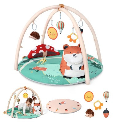 besrey/ Tapis d’éveil et de jeu pour bébé – Stimule le développement dès la naissance!