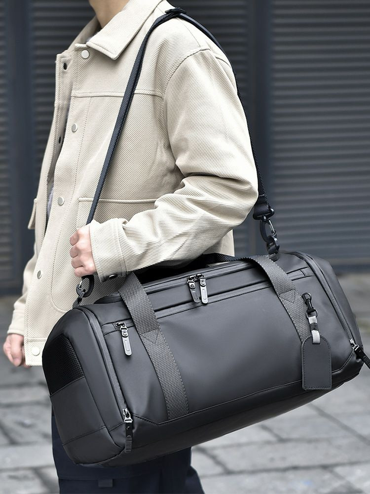 Sacs de voyage premium pour hommes et femmes de grande capacité et séparation à sec extérieure Practical Wear-Résistant Fitness, Sac de rangement de chaussures indépendant décontracté