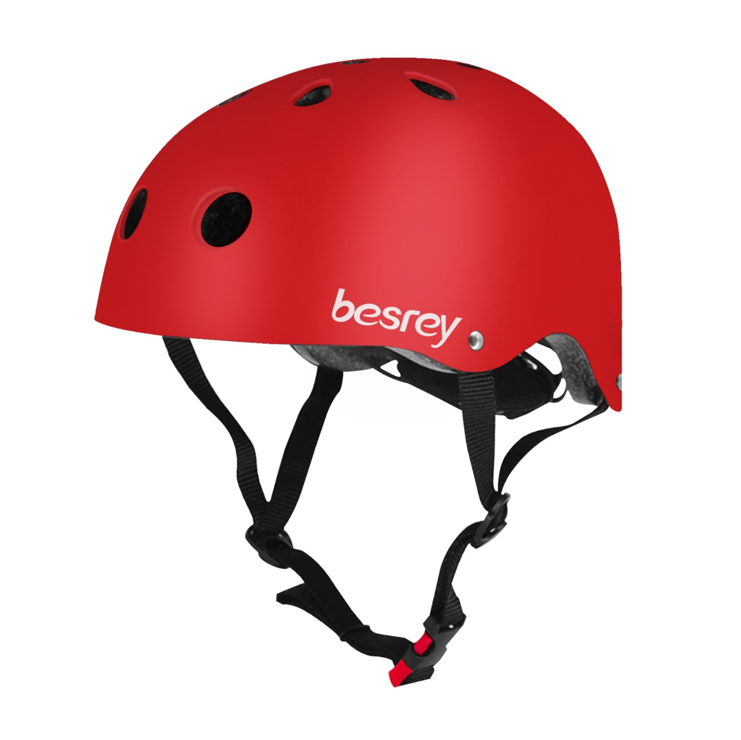 besrey/Casque pour enfants – Rouge vif pour leur sécurité avec style!