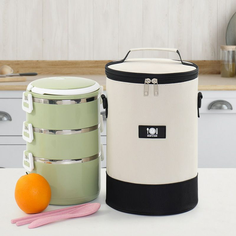 Sac à main le poteau  à main épaissis du sac d'isolation en aluminium Sac de bureau