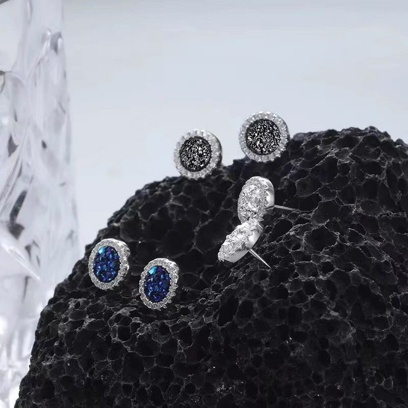 Boucles d'oreilles en pierre de diamant pour hommes, design unique, acier au titane, ne se décolore pas, personnalité, accessoires polyvalents, bijoux de style froid pour femmes