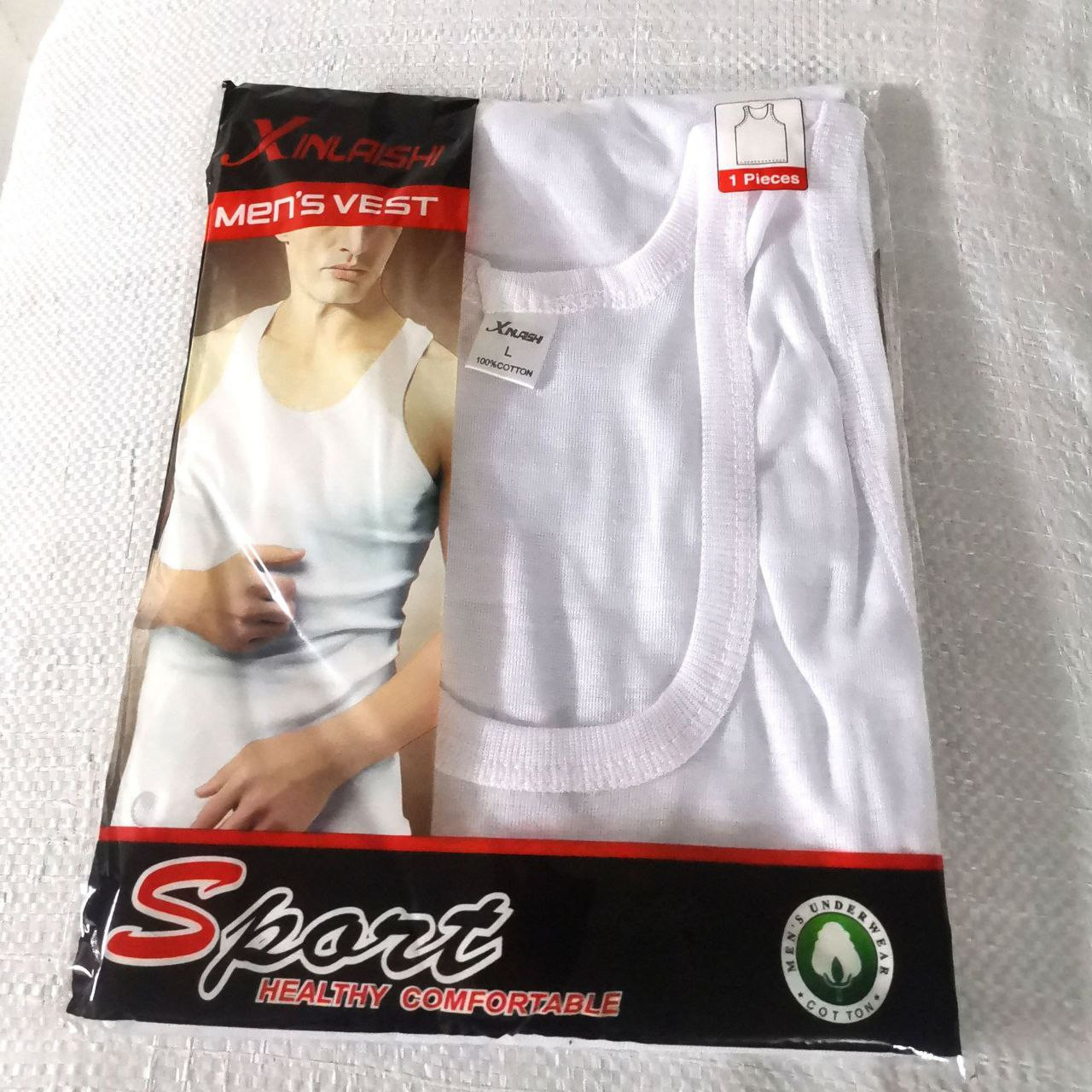 Gilet pour hommes, Débardeur à manches fines 1 + 1, col rond, sweat-shirt ample, gilet de sport,