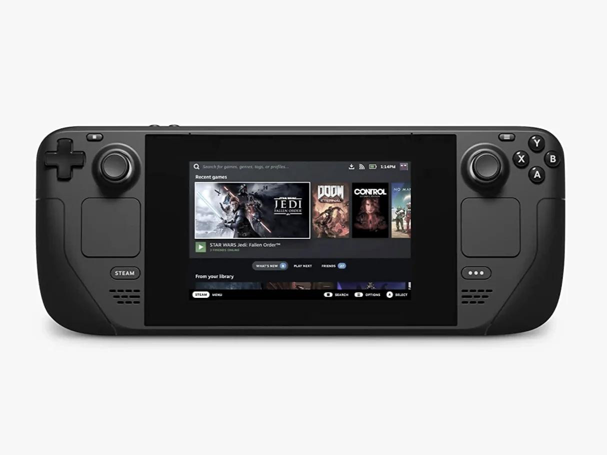 Console de jeu portable Steamdeck LCD Windows, double système, Steam Deck Original version Américaine tout neuf